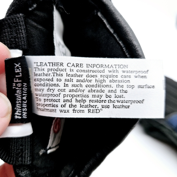 BURTON | Impact Protection wrist guard leather snowboard gloves - Picture 7 of 8